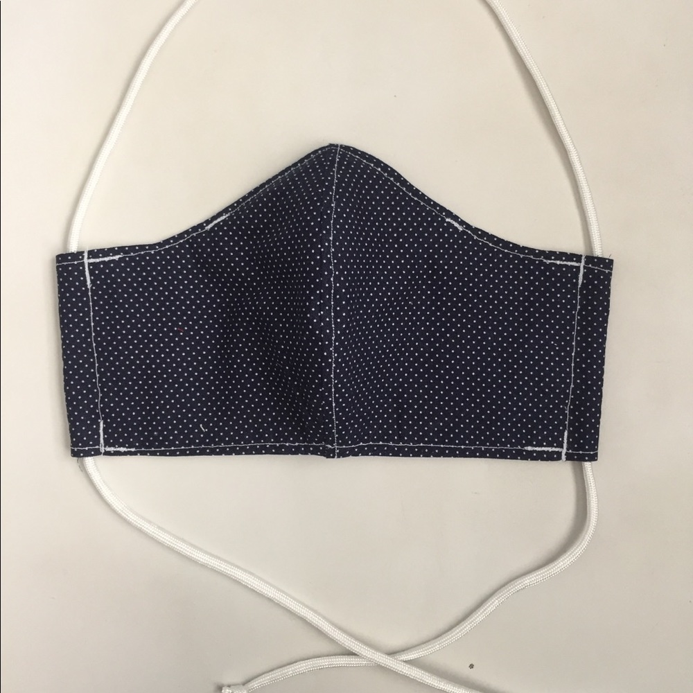 Men’s Handmade Face Mask w/nosewire/Filter Pocket